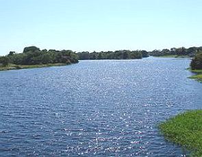 Foto do rio Guaporé em Rondônia