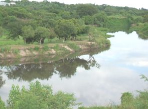 Foto do rio Salado na Argentina