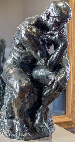 Escultura o Pensador de Rodin