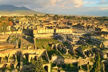 Ruínas da cidade romana de Pompeia Ruínas da cidade romana de Pompeia