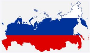 Rússia bandeira federação russa tricolor nacional