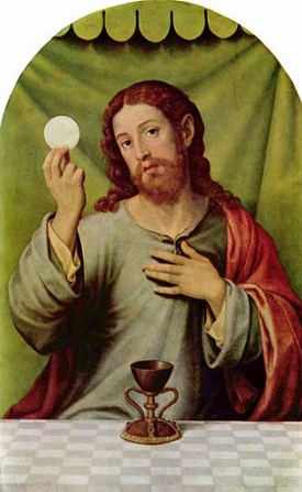 Jesus na Última Ceia com o Santo Graal