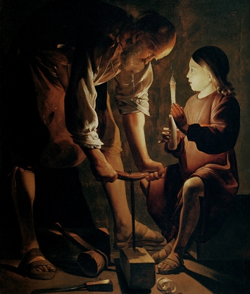 S&atilde;o Jos&eacute; Carpinteiro, pintura de Georges de La Tour