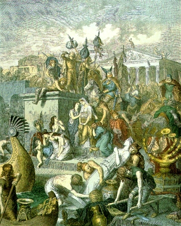 Saque de Roma Saque de Roma pelos Vândalos, no ano de 455