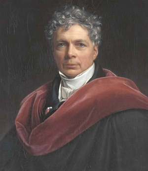 Retrato pintado do filósofo Friedrich Wilhelm Joseph Schelling