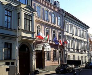 Prédio sede do Grupo de Visegrád em Bratislava