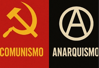 Comunismo e Anarquismo Símbolos do comunismo e anarquismo