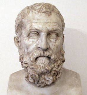 Busto de Sólon, legislador de Atenas Antiga