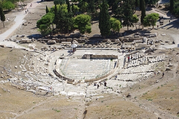 Teatro de Dion&iacute;sio em Atenas