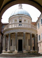 Templo de São Pedro em Montorio, obra de Donato Bramante