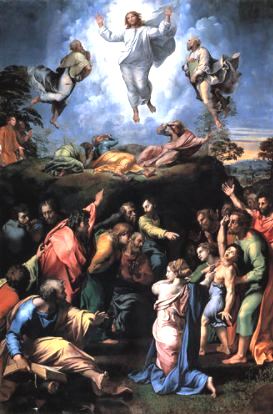 Transfiguração, obra de Rafael Sanzio