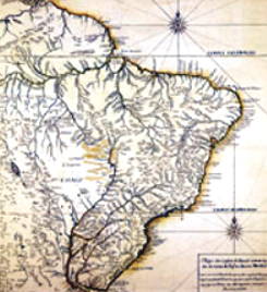 Mapa do Brasil definido no Tratado de Madri de 1750