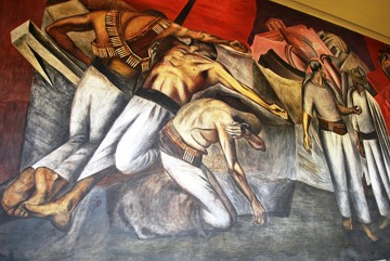 A Trincheira A Trincheira, mural artístico de Orozco
