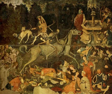 Triunfo da Morte Pintura Triunfo da Morte representando a peste negra