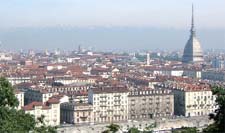 Vista da cidade de Turim
