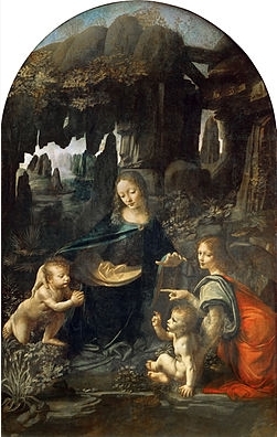 Obra de arte mostrando duas mulheres e duas crianças