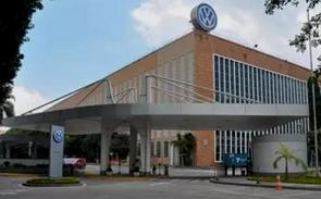 Imagem da fábrica da Volkswagen em São Bernardo do Campo