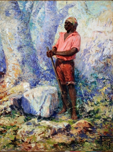 umbi dos Palmares Pintura mostrando Zumbi dos Palmares, líder quilombola